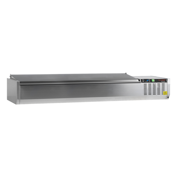 33602-GVC38-180-S-S.jpg G-Line by Tefcold Kühlvitrine GN1/3 GVC38-180 S/S, SS 201 – Bild 1