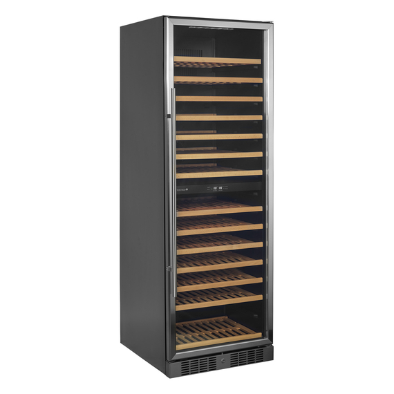 34131-TFW400-2S.jpg Tefcold Weinkühlschrank TFW400-2S, Schwarz, EEK G – Bild 1