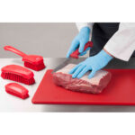 Schneidbrett, HACCP, Farbe rot, 450 x 300 x 13 mm (BxTxH) – Bild 2