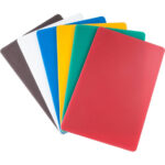 Schneidbrett, HACCP, Farbe rot, 450 x 300 x 13 mm (BxTxH) – Bild 5