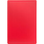 Schneidbrett, HACCP, Farbe rot, 600 x 400 x 18 mm (BxTxH)