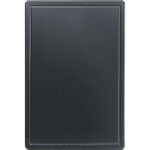 Schneidbrett, Farbe schwarz, 600 x 400 x 18 mm (BxTxH)
