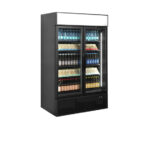Tefcold Display-Kühlschrank in Schwarz FSC1200H BLACK, Schwarz RAL9005, EEK F – Bild 2