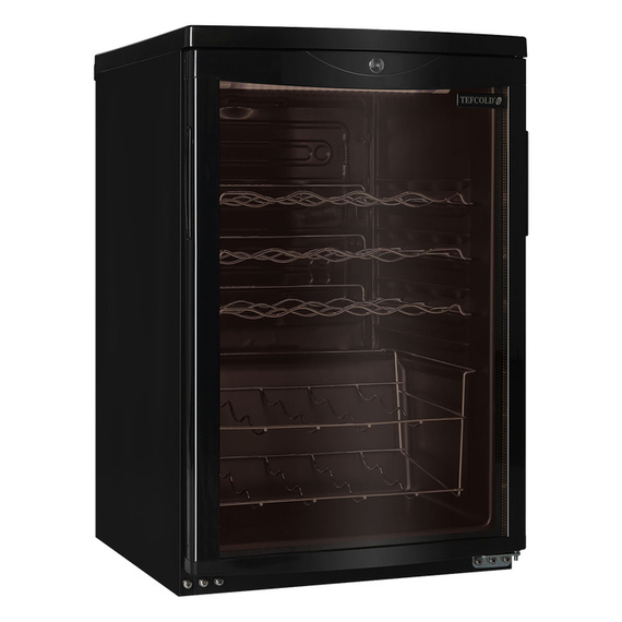 34854-SC85-BLACK.jpg Tefcold Unterbau-Weinkühlschrank in Schwarz SC85 BLACK, EEK C – Bild 1
