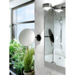 Aliseo Cosmo Minimalist Kosmetikspiegel mit Schwenkarm - Schwarz – Bild 2