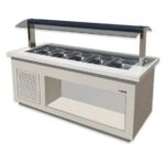 SARO Salatbar Premium Line SB-K130 weiss, für 3x 1/1 GN