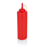 Was Germany Quetschflasche Set, Ø 7 cm, 0,7 ltr., rot, Set á 6 Stück, Polyethylen