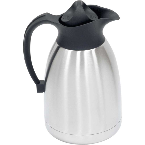382151V01_MAIN_PRODUCT_PHOTO_BxNaUek9Z0Sv.jpg Stalgast Edelstahl Isolierkanne, 1,5 Liter, mit Schraubdeckel – Bild 1