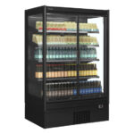 Tefcold Supermarkt-Multideck-Kühlschrank EXTRA1250CD, Schwarz / Glas, EEK D – Bild 2