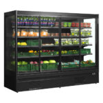 Tefcold Supermarkt-Multideck-Kühlschrank EXTRA2500CD, Schwarz / Glas, EEK C – Bild 2