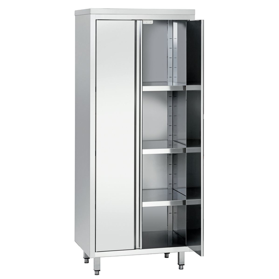386080_1.jpg Bartscher Hochschrank 600, B800, 2FT, CNS – Bild 1