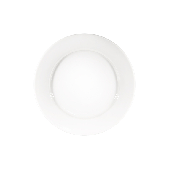 Flache Teller, reinweißes Hotelporzellan, Serie Isabell, Stalgast, Ø 200 mm – Bild 2