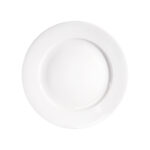 Flacher Teller, reinweißes Hotelporzellan, Serie Isabell, Stalgast, Ø 240 mm – Bild 2