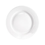 Flacher Teller, reinweißes Hotelporzellan, Serie Isabell, Stalgast, Ø 250 mm