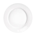 Flacher Teller, reinweißes Hotelporzellan, Serie Isabell, Stalgast, Ø 260 mm – Bild 2