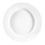 Stalgast 3 flache Teller, reinweißes Hotelporzellan, Serie Isabell, Ø 280 mm – Bild 2