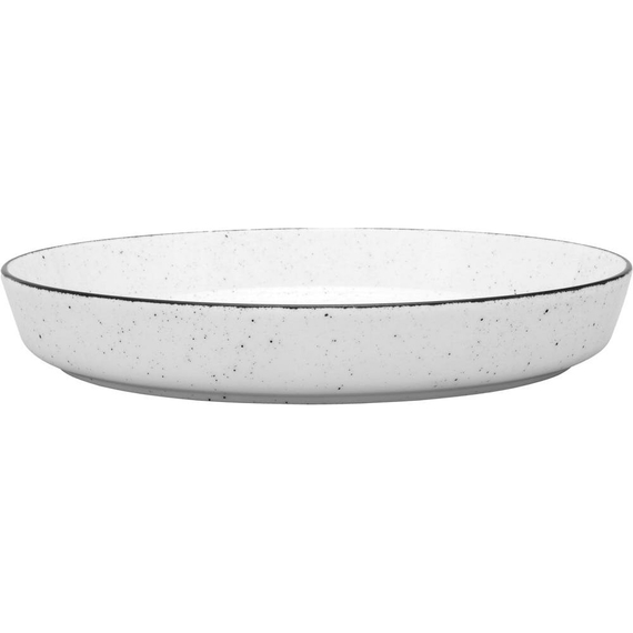 390174V01_Main_product_photo_nB3US1vknqaD.jpg Teller tief, Serie Ankara, weiß, schwarz gesprenkelt, Ø 265 mm, 6 Stück – Bild 1