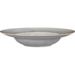 Pastateller, Serie Kaszub, grau, braun gesprenkelt, Ø 240 mm, 6 Stück