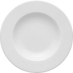 Tiefer Teller aus Porzellan, weiß, Serie Versailles, Lubiana, D. 225 mm