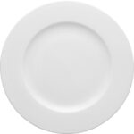 Dessertteller aus Porzellan, weiß, Serie Versailles, Lubiana, D. 190 mm