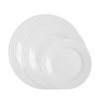 6 Teller flach, Fahne, Serie Classic von Stalgast Ø 210 mm