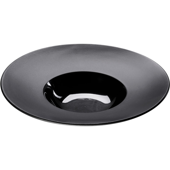 396104V01_MAIN_PRODUCT_PHOTO_IopwTo14MWQd.jpg Porzellan Suppenteller aus der Serie Gourmet Kontrast, schwarz, Ø 305 mm – Bild 1