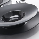 Porzellan Suppenteller aus der Serie Gourmet Kontrast, schwarz, Ø 305 mm – Bild 5
