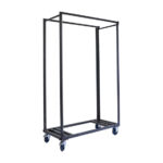 Feros Trolley Budget-Stühle - für 50 Stück, Hammerite Silber – Bild 2