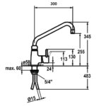 Bartscher Einhebelmischer 40L-3601B – Bild 2