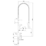 Bartscher Zweigriffmischer 26L-1801B – Bild 5