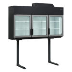 Tefcold Supermarkt-Wandgefrierschrank MTF185B VS, Schwarz, EEK C