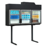 Tefcold Supermarkt-Wandgefrierschrank MTF185B VS, Schwarz, EEK C – Bild 2