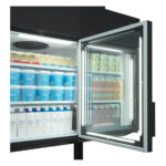 Tefcold Supermarkt-Wandgefrierschrank MTF185B VS, Schwarz, EEK C – Bild 3