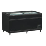 Tefcold Supermarkt-Kühler/Gefriertruhe in Schwarz SFI145B-CF VS, EEK C