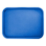 Fast Food Tablett 305 x 410 mm, blau