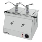 SARO Bainmarie 2X1/4 GN 200 mit Dispenser BM-0214