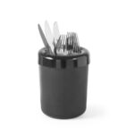 Hendi Tischabfalleimer oder Besteckhalter, Schwarz, ⌀130x(H)160mm – Bild 4