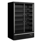 Tefcold Supermarkt-Multideck-Kühlschrank Galaxy+ GP14FGD Black, Schwarz RAL9005, EEK B