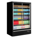 Tefcold Supermarkt-Multideck-Kühlschrank Galaxy+ GP14FGD Black, Schwarz RAL9005, EEK B – Bild 2