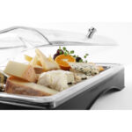 Hendi Rolltop-Display gekühlt - GN 1/1, Set inkl. Kühlelement, 555x357x(H)175mm – Bild 5