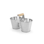 Hendi Doppeleimer mit Griff, 250x125x(H)105mm