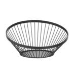 Hendi Obstkorb, abgerundet schwarz, ⌀280x(H)130mm