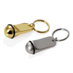 Was Germany Schlüsselanhänger Set, 5 cm, goldfarben, Set á 10 Stück, Zinkguss
