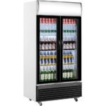 SARO Getränkekühlschrank Werbetafel - 2-türig GTK 800