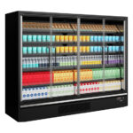 Tefcold Supermarkt-Multideck-Kühlschrank Galaxy+ GP26FGD Black, Schwarz RAL9005, EEK B – Bild 2