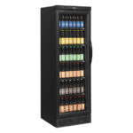 Tefcold Flaschenkühlschrank, Anschlag links CEV425 BLACK L/H, Schwarz, EEK D – Bild 2