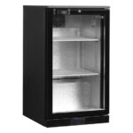 Tefcold Backbar-Kühlschrank DB106H, Schwarz RAL9005, EEK A