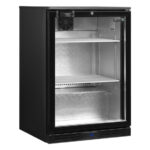 Tefcold Backbar-Kühlschrank DB126H, Schwarz RAL9005, EEK A