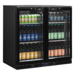 Tefcold Backbar-Kühlschrank DB201H, Schwarz RAL9005, EEK A – Bild 2