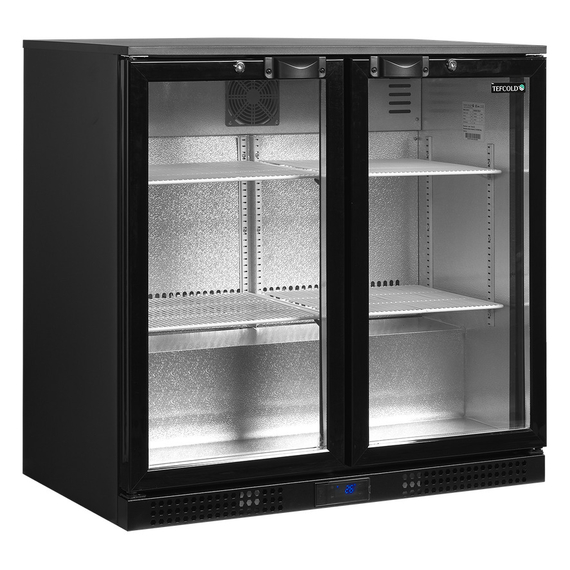 44726-DB201H.jpg Tefcold Backbar-Kühlschrank DB201H, Schwarz RAL9005, EEK A – Bild 1
